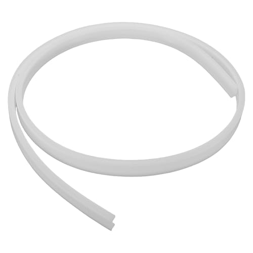 Veemoon Cubierta Difusora de Canal para Tira de LED Flexible, Perfil de Pvc Suave 10 Mm, Protector de Luz para Paredes Curvas y Techos, Difusor de Luz Uniforme para Iluminación Decorativa