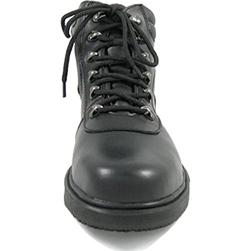 7130-9M Men Zipper Work Boot,Steel Toe,9M,PR3