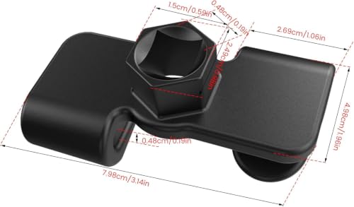 Image of NIHUIFDPY Universal Wrench Extender Adaptor, Heavy Duty Mechanics Tool for Extra Leverage, Fits 1 /2 Inch Breaker Bar & 21mm Hex Drive, Easily Loosen Stubborn and Rusted Nuts & Bolts