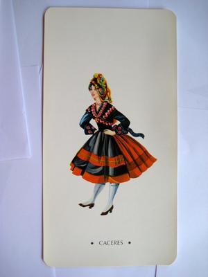 POSTER : CÁCERES, traje regional.