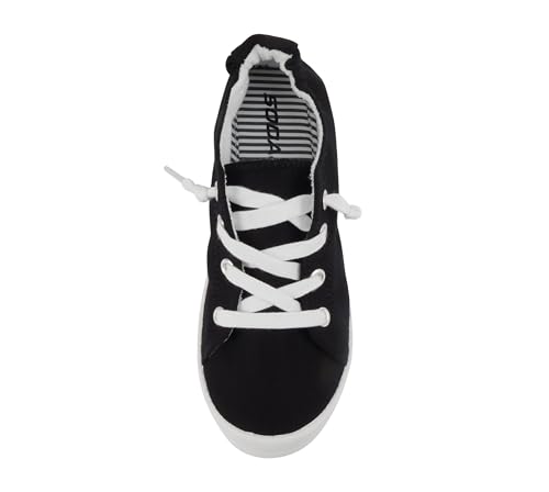 Image of Soda Flat Women Shoes Linen Canvas Slip On Sneakers Lace Up Style Loafers Zig-S