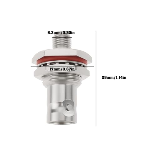 Adaptador Coaxial BNC Hembra a SMA Hembra para Radio y Electrónica miniatura 4