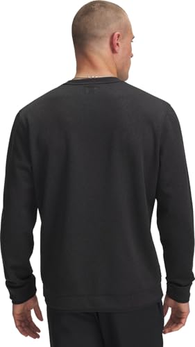 Under Armour - Mens Fleece Crew Neck Sweater, Color Black (001), Size: XX-Large x Tall2