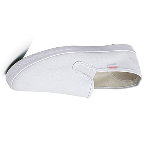 Kung Fu Taichi Schnürschuhe Martial Arts Sport Boxing Sneakers für Männer Frauen, Erwachsene Kinder,White-25 EU Cover