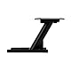 Camco EAZ Lift Eaz-Lift Ersatzreifenhalterung, bietet einen externen Reserveraden-Standort, aus robustem, pulverbeschichtetem Stahl, Schwarz (48474)