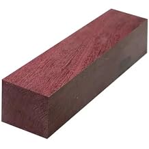 Pepper Mill Blank - 3" x 3" x 12"-Pack of 2 Pcs/Purpleheart