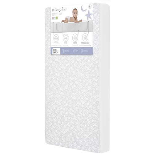 Image of Dream On Me Breathable Foam Standard Crib and Toddler Mattress, 5 Inch, Full I Green Guard Gold Certified