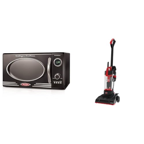 Nostalgia Retro Countertop Microwave Oven - Large 800-Watt - 0.9 ...