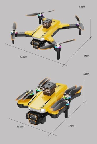 Image of BrUsHlEsS-fOlDaBlE-DrOnE-WiTh-hQ-WiFi-cAmErA-ReMoTe-cOnTrOl-fOr-kIdS-QuAdCoPtEr-wItH-GeStUrE-SeLfIe-fLiPs-bOuNcE-MoDe-aPp-oNe-kEy tAkE-OfF (S23P)