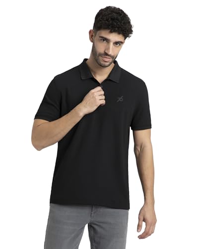 Image of Jockey AM38 Men's Microfiber Fabric Solid Half Sleeve Polo T-Shirt with StayDry & StayFresh Technology