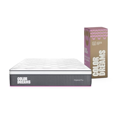 La mejor comparación de Colchon Magnus - 5 favoritos. 43 COLORDREAMS Colchón Matrimonial Pro Hybrid 28 cm | Híbrido Pocket Coil + Memory Foam con Eurotop | Firmeza Media | Hipoalergénico y antiácaros | 135x190 cm | Colchones en Caja...