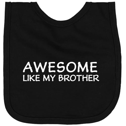 inktastic Awesome Like My Brother Newborn Bib