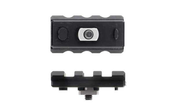 UTG MTURS10S PRO 3-Slot Picatinny Rail Section, Matte Black