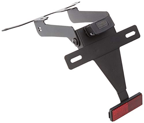 Support de plaque Puig 6092N en acier robuste pour un design sportif soigné