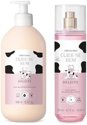 Combo Deleite: Body Splash 200ml + Loção Hidratante Corporal 400m...