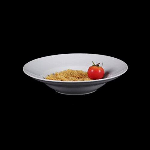 Holst Porzellan PB 23 Lot de 6 Assiettes Creuses en porcelaine Classique Blanc 22,5 x 22,5 x 5 cm 0,25 l