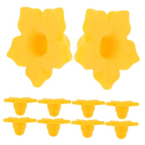 GANAZONO 10pcs Bird Feeder Flower Accessories Plastic Feeding Parts for Hummingbird Feeders