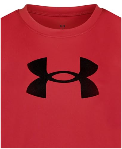 Image of Under Armour Boys' Short Sleeve Logo Graphic T-Shirt, Lightweight & Breathable, Relaxed Fit