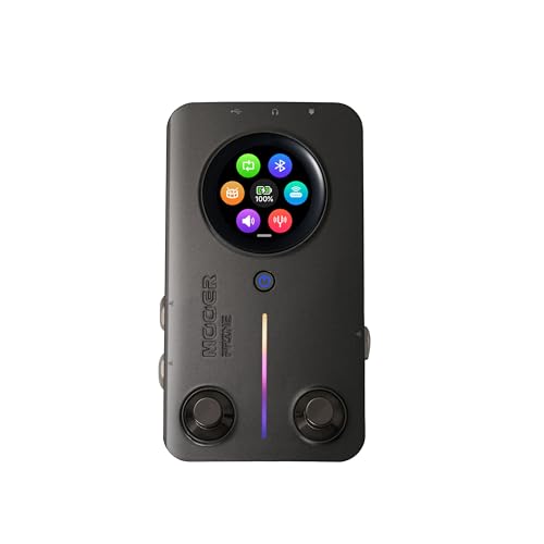 MOOER Prime M2 Multi Effects Processor, Stereo Bass Guitar Pedals with 194 Effect Models Loading MNRS and Third-party IR Sample Files Touch Screen for Performance Practice, Gray