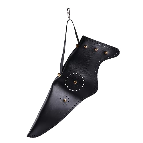 Happyyami 1Pc Stylish Leather Arrow Bag Wear Resistant Lightweight and Compact Accessory for Organized Arrow Storage and Easy Carrying Traditional Hunting and Target