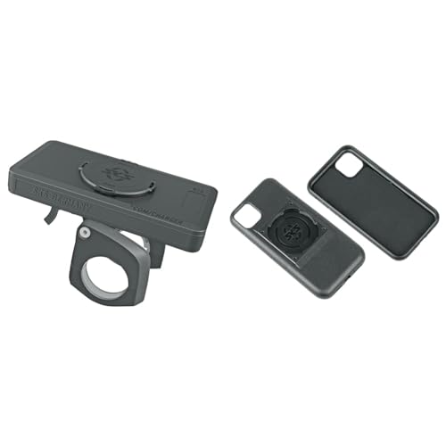 SKS GERMANY COMPIT+/Power [3rd Gen] Handyhalterung mit 10.000 mAh Powerbank & Smartphonehalter Compit Cover iPhone Xr / 11, 11633
