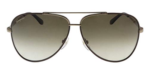 Salvatore Ferragamo Aviator Sunglasses SF131S 211 Brown 60mm 1312