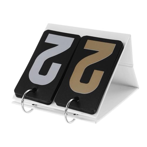 Abaodam Mini Scoreboard Tabletop Scoreboard for Football Volleyball Flipper for Sports