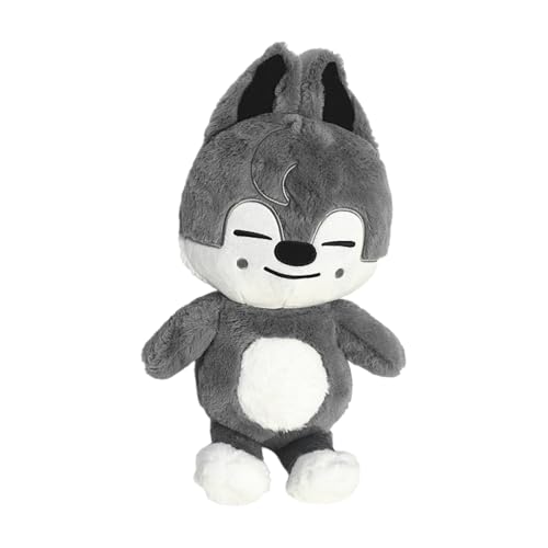 Generisch Sk-Zoo Stay Peluche Bbokari Jiniret Loup Chan Leebit Poupée en peluche Loup Chan 50 cm