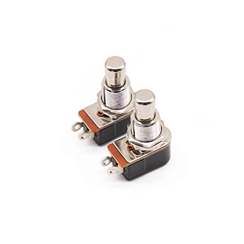 5PCS PBS-24B-4 3PDT Foot Pedal Switch with Solder Terminals
