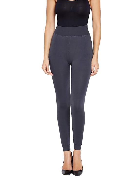 Image of Brachy Women's Winter Thermal Hot Fur Velvet Skinny Fit Jegging, Stretchable High Waist Leggings Without Socks | Footless Skinny Fit Winter (BCA WINTERCUTLEGZ1-P)