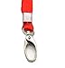 Antspirit Red Lanyards Bulk Lanyards for Id Badges 50 Pack Each 17.7-Inch Lanyard Clip Woven Badge Lanyard with Clip Swivel Hooks (Red, 50)