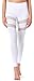 Produktbild Merry Style Damen Lange Leggings Fitnesshose aus Viskose MS10-232 (Weiß, XL)
