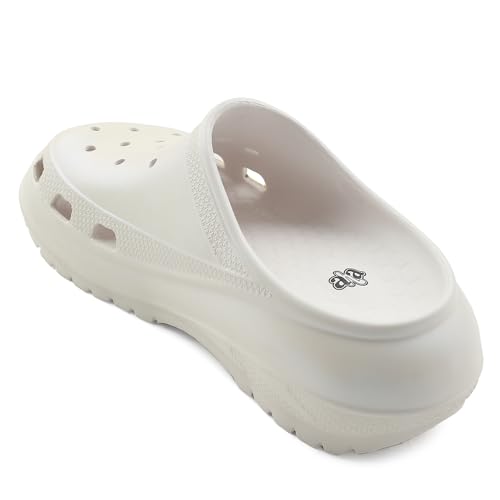 Image of Liberty A-HA Pink & White Clogs for Women - EVA Slip-On, Comfort