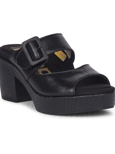 Image of Hush Puppies womens Poppy Buckle Slide Casual