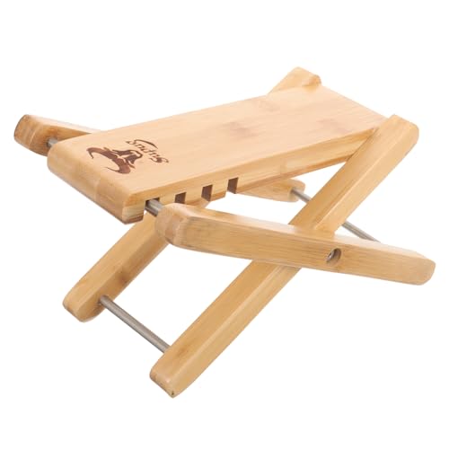 Levemolo Elevated Guitar Foot Rest Stool for Adults Wooden Foot Stool Height Settings Musician Accessory Footstand