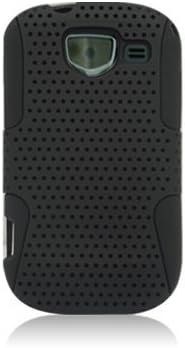 Aimo Wireless SAMU380PCPA001 Hybrid Armor Cheeze Case for Samsung Brightside U380 - Retail Packaging - Black