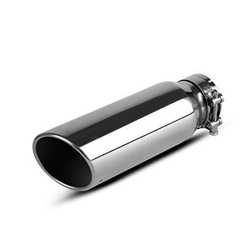 YITAMOTOR Universal Exhaust Tip 3in Inlet, 4in Outlet, 12in 