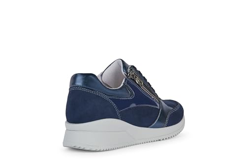 Geox Girls D Haleney A Platform, navy, 4.5 Big Kid4