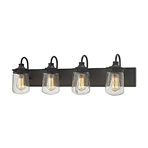 Tech Deals 🔥 Elk Lighting 81213/4 Vanity-Lighting-fixtures, 10 x 32 x 7, Bronze,10 x 32 x 7"