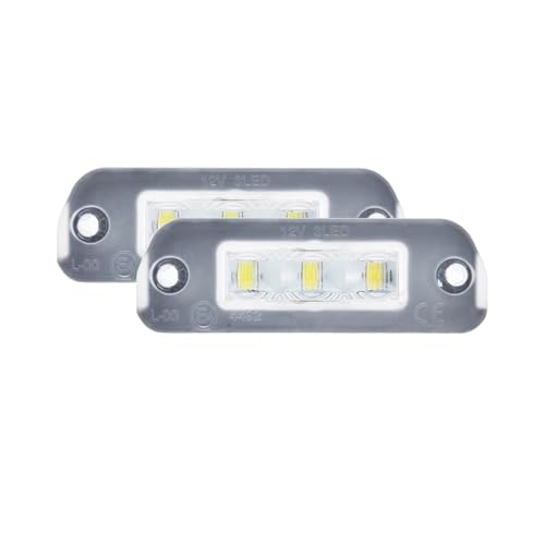 Luces matrícula LED Benz W164 conducción nocturna segura con luz blanca Placa
