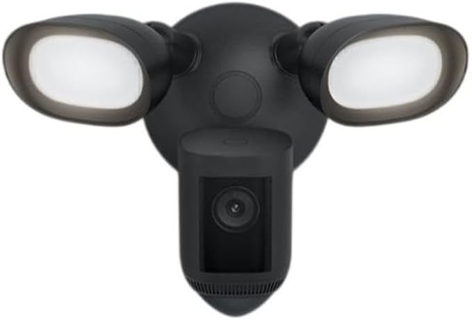 B0CG6RXMNV Floodlight Cam Wired Pro Outdoor Security Camera, Black