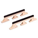 MILISTEN stücke 5 Saiten Banjo Brücke Ebenholz 3 Beinen Saiteninstrumente Teile für Ukulele Gitarre Banjo
