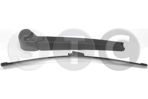 STC Limpiaparabrisas trasero T468066 posterior Escobilla con cuchilla flexible incorporada 330mm Compatible con VW Polo V Hatchback 6R1, 6C1 Passat B7 Variant 365 Golf 5 Hatchback 1K1, SKODA