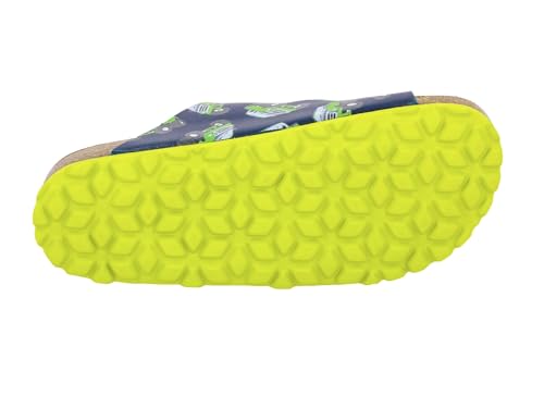 Lico Jungen Bioline Motru Pantoletten, Blau, 36 EU