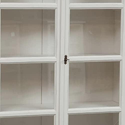 Vitrina-blanca-de-madera-maciza-180x109x36-cm-Aparador-o-armario-de-cocina-de-madera-Mobiliario-de-hogar-Shabby-Chic-Armario-de-cocina-vintage