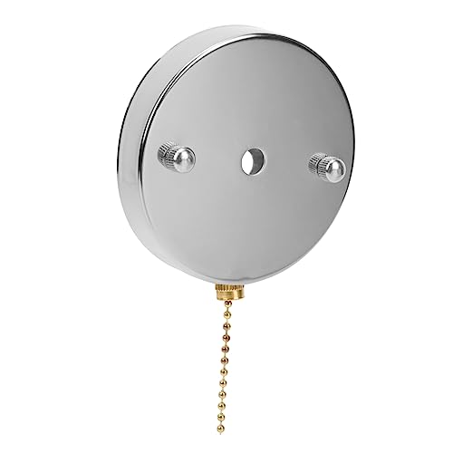jojofuny 1 Juego Interruptor De Luz De Pared Techo Luces Accesorio De Luz De Cable De Tracción Recargable Soga Lámpara Botín Pegatina Iluminación Ligero Enchufar Acero Inoxidable Silver