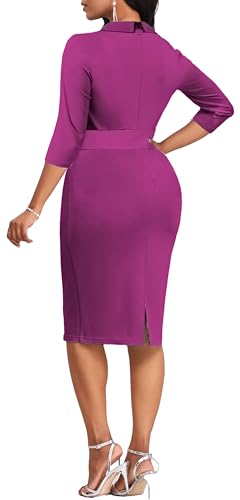 Image of Women's Vintage Pencil Dress Wear to Work
