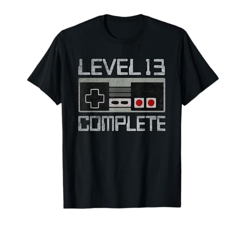 Level 13 Complete 13 Year 13th Wedding Anniversary For Him T-Shirt