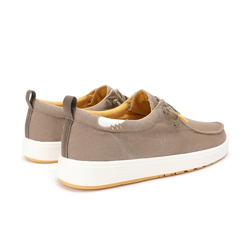 WALK IN PITAS | BIARRITZ | Mocasines de Hombre | Náuticos Casual | Zapatillas de Verano | Zapatos de Hombre Casuales y Cómodos | Zapatos de PITAS para Hombre | Taupe 44 - imagen 4