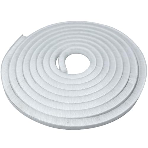 Unikicool Cepillo burlete Ventana,Burletes para Ventanas correderas,Junta de Cepillo autoadhesiva para Ventana,Aislante Térmico,Antipolvo,Antiinsectos,Insonorizado,para Puerta Ventana